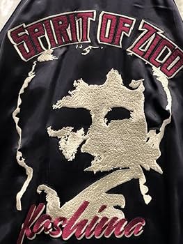 鹿島アントラーズドカジャン 鹿島アントラーズ × TEN STRIKE SPIRIT OF ZICO 柄 レーヨン